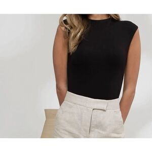 Reversible mock neck bodysuit